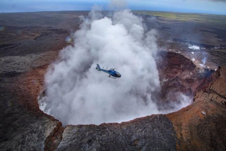 Maui To Big Island: Big Island Volcano Helicopter & Bus Tour Tour Details