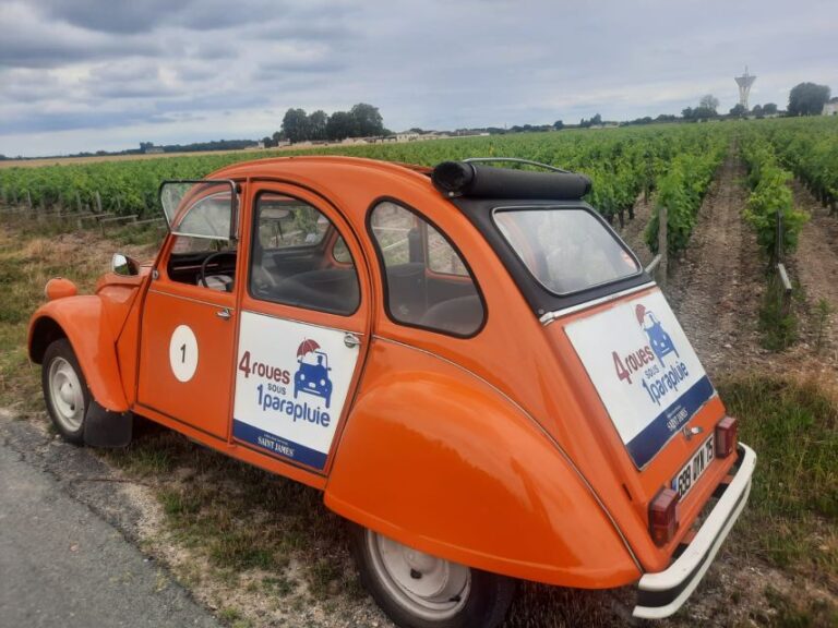 Médoc: Citroën 2cv Private Half Day Wine Tour Offer Details