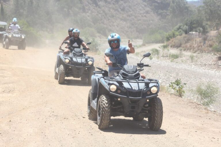 Mijas Costa Del Sol Quad Tour 1 Hour 1 Seater Tour Overview