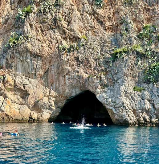 Nice: Mala Caves, Villefranche & Snorkeling Boat Tour Boat Trip Overview