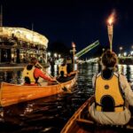 Night Canoe City Tour In Klaipeda Canoe Features And Equipment