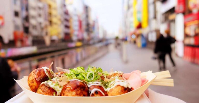 Osaka: Daytime Dotonbori Food Tour Tour Overview