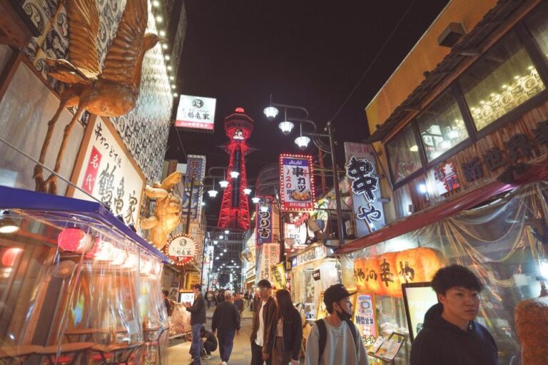 Osaka: Local Foodie Tour In Dotonbori And Shinsekai Tour Overview And Details