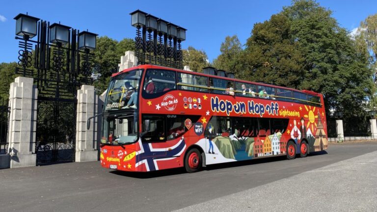 Oslo: 24 Or 48 Hour Hop On Hop Off Sightseeing Bus Ticket Ticket Options And Booking Details