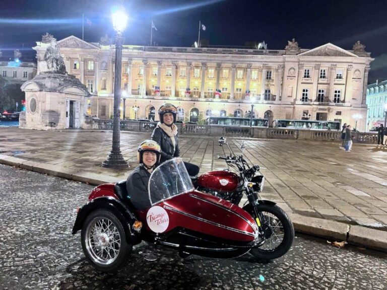 Paris By Night Sidecar Tour Tour Overview