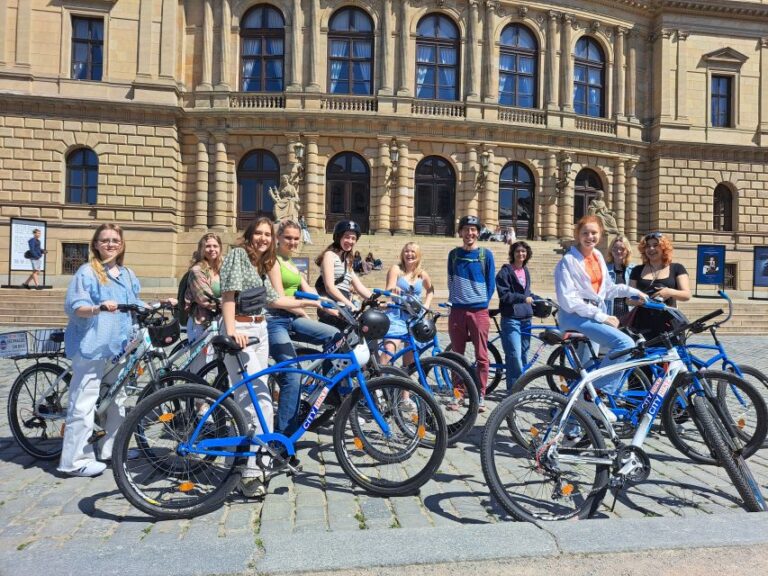 Prague: 2 Hours Guided City Bike Tour Tour Overview