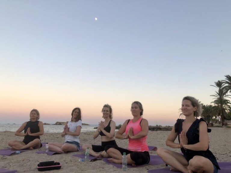 Private Ibiza Beach Yoga Class With Friends Class Overview