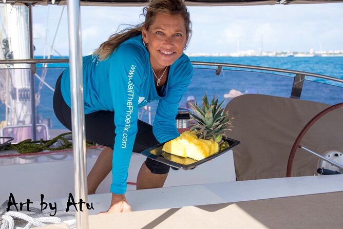 Private Luxury Catamaran Day Sail Sint Maarten Overview Of The Catamaran Tour