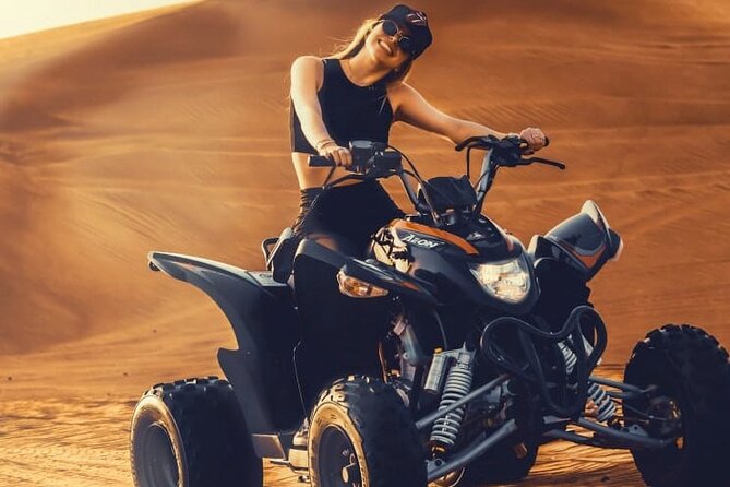 Quad Biking + Desert Safari Dubai At Evening With Bbq Dinner Overview Of The Experience