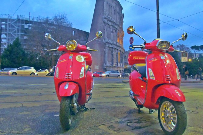 Romes Highlights By Vespa Scooter Private Tour Overview Of The Tour