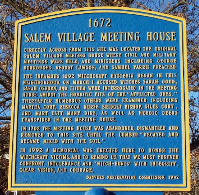 Salem Village Witch Hunt Walking Tour - Tour Overview