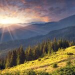 Sofia From The Top And Alexander Nevski Cathedral Vitosha Mountains Majestic Landscape