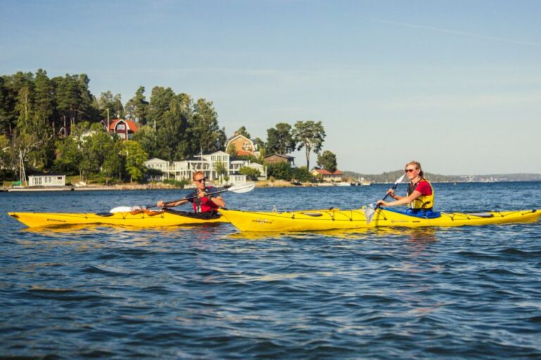 Stockholm: Archipelago Islands Kayak Tour And Outdoor Picnic Overview Of The Kayak Tour