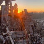 Sunrise At The Hill Of Crosses 2 Countries In 1 Day Crossing The Border To Siauliai