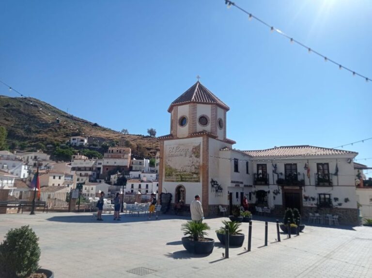 The Axarquia White Villages & Buddhist Stupa Semiprivate Tour Overview