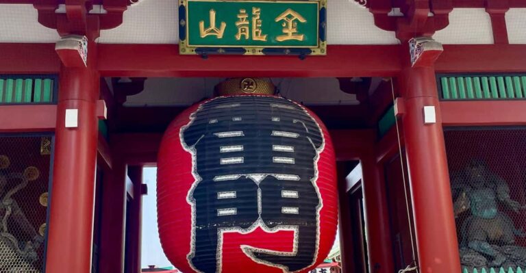 Tokyo : Asakusa Sensoji Temple Walking Tour Experience Tour Overview And Details