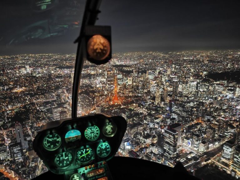 Tokyo: Scenic Helicopter Flight Highlights And Features