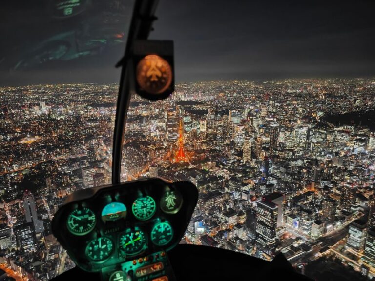 Tokyo Sightseeing Helicopter Tour For 5 Passengers Tour Overview