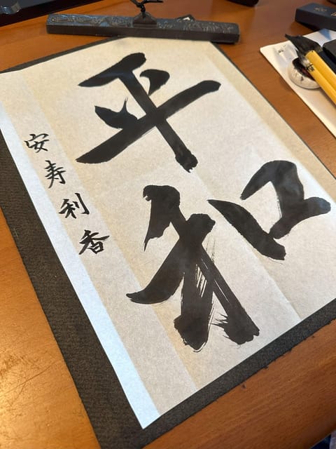 Zen&art: Calligraphy And Matcha Tea Experience Review Cultural And Artistic Components