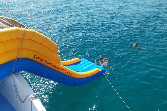 2.5 Hour Glass Bottom Boat Trip, Snorkeling, Sliding and Fun - Sliding and Fun Activities