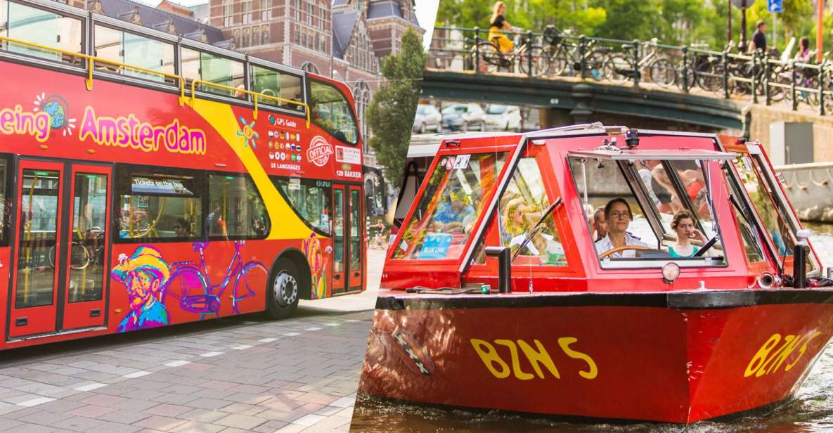 Amsterdam: Hop-On Hop-Off Bus and Boat Options - Flexibility and Attractions