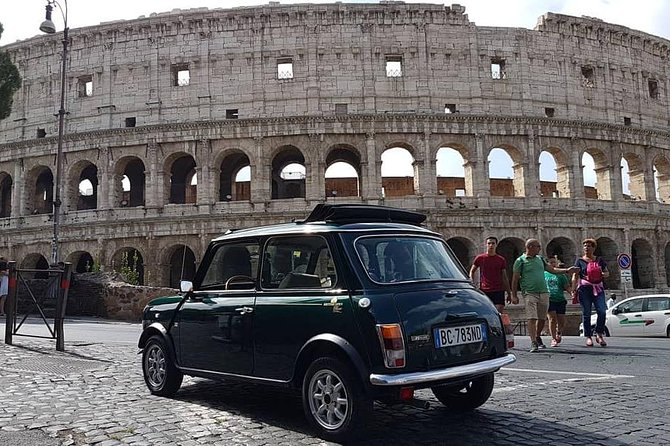 Ancient Tour of Rome by Mini Cooper Classic Cabrio With Aperitif - Inclusions