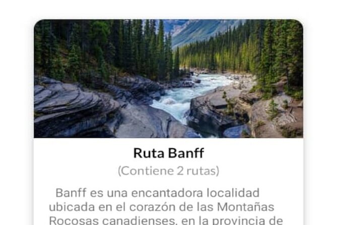 APP Banff Self-Guided Routes With Audio Guides - Exploring Banffs Points of Interest