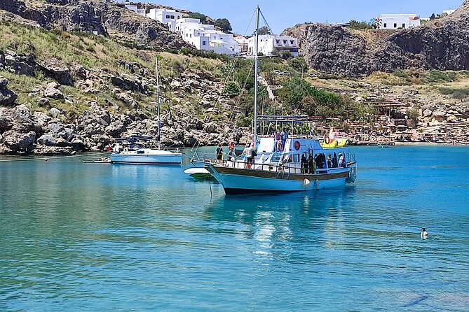 Bay to Bay Cruise in Lindos - Included Amenities and Features