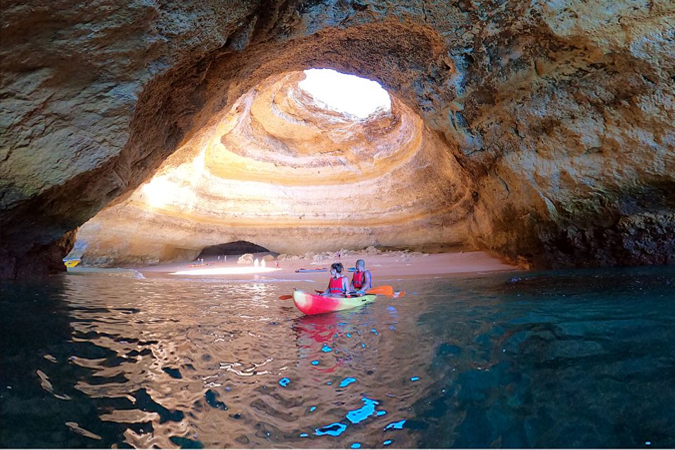 Benagil: Kayaking Adventure in Benagil Caves & Marinha Beach - Tour Experience