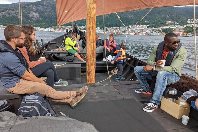 Bergen Fjord Experience Aboard Viking-style Ship - Hoisting the Viking-style Sail