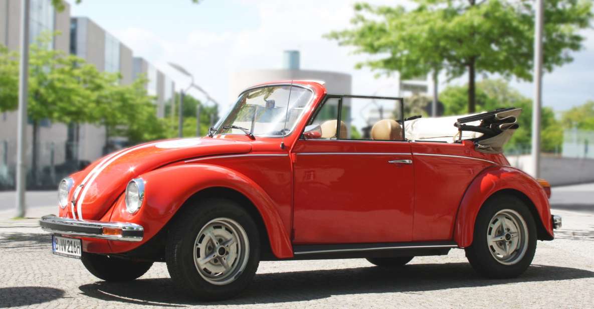 Berlin: 4-Hour Discovery Tour in VW Beetle Convertible - Driving Fun in VW Beetle