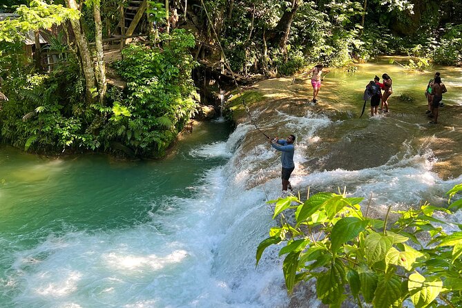 Blue Hole Waterfalls and Bamboo Rafting With Transportation - Schedule and Availability