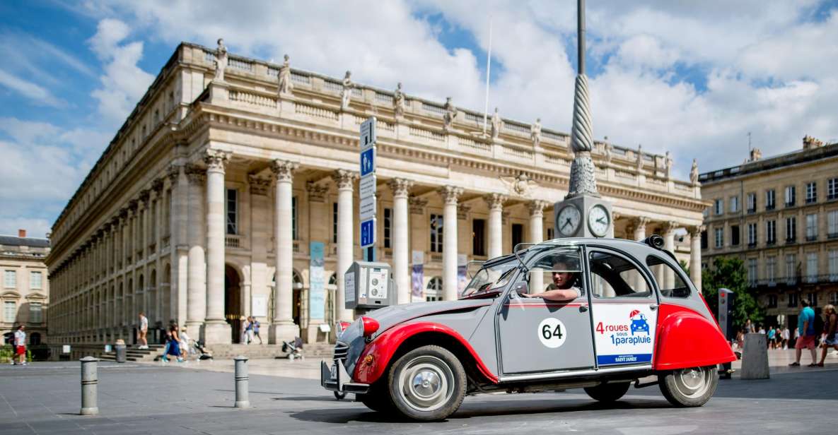 Bordeaux: Private Tour in a Citroën 2CV 3h - Iconic Sights of Bordeaux