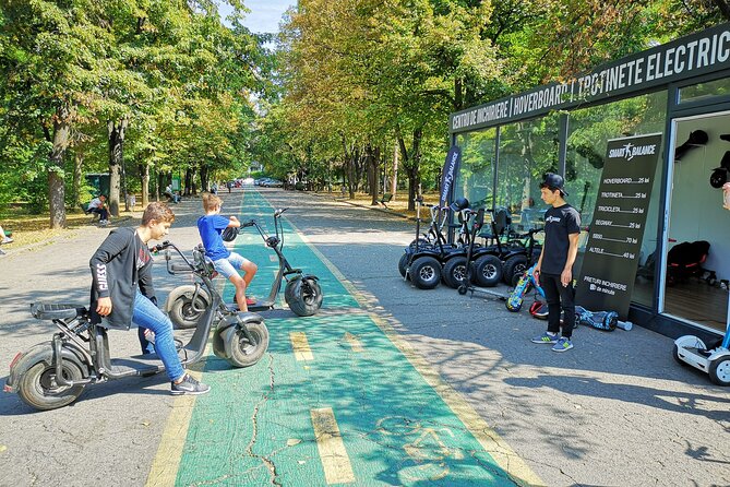 Bucharest Electric City Tour + SB Electric Center No Need Driver Licence #Green - Safety and Equipment