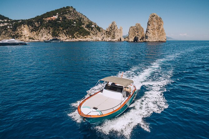 Capri Private Boat Day Tour From Sorrento, Positano or Naples - Boat Capacity and Transportation