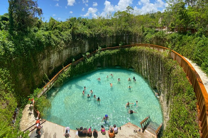 COMBO: Zip Line, Cenote Blue Lagoon, Jungle River &Waterfall Pool - Exclusions