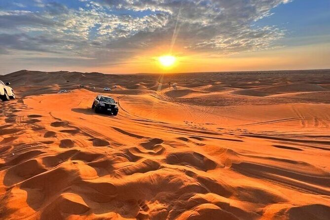 Early Morning Desert Safari With Camel Trekking Experience - Dune Bashing Adventure