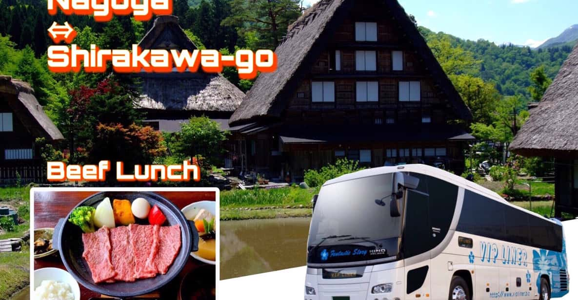 From Nagoya: Shirakawa-Go Bus Ticket With Hida Beef Lunch - Itinerary Details