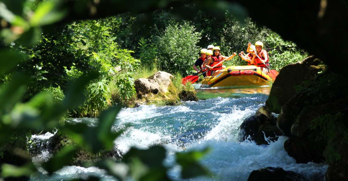 From Omiš: Cetina River Rafting Trip With Underwater Cave - Exhilarating Cliff Jumping Experience