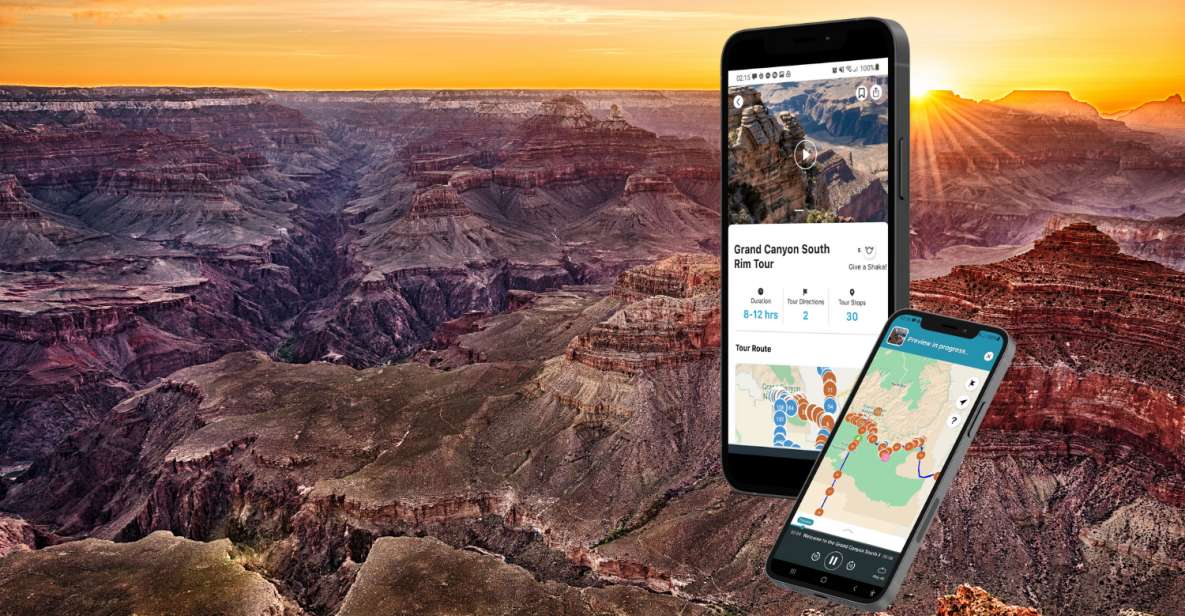 Grand Canyon South Rim: Self-Guided GPS Audio Tour - Itinerary Highlights