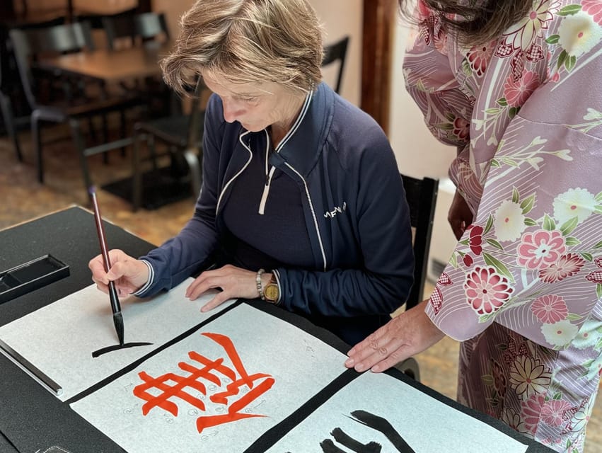 Kyoto: Japanese Calligraphy Workshop - Learning Experience