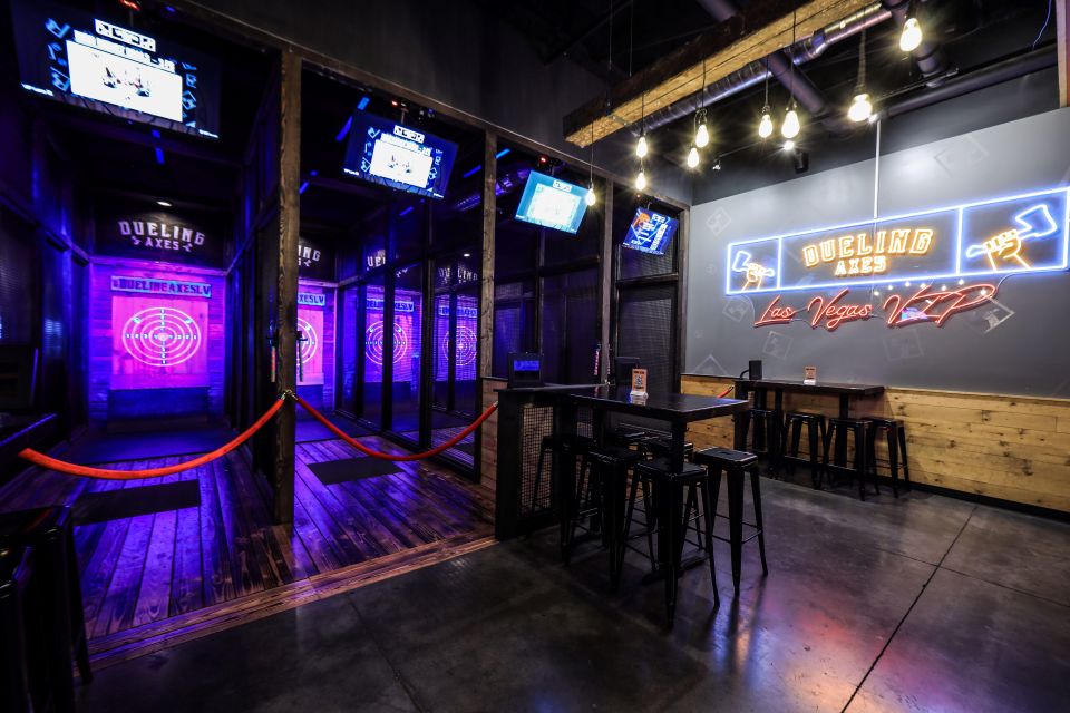 Las Vegas: Axe Throwing Bar at Area 15 - Pricing and Reservations