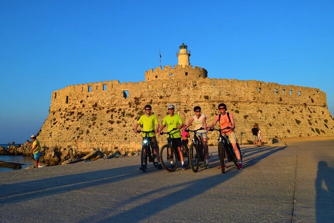 Mediaeval Rhodes E-bike Highlights Photo Tour Morning/Sunset - Windmills and Monte Smith