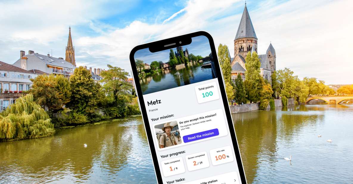 Metz: City Exploration Game and Tour on Your Phone - Exploring Metzs Highlights