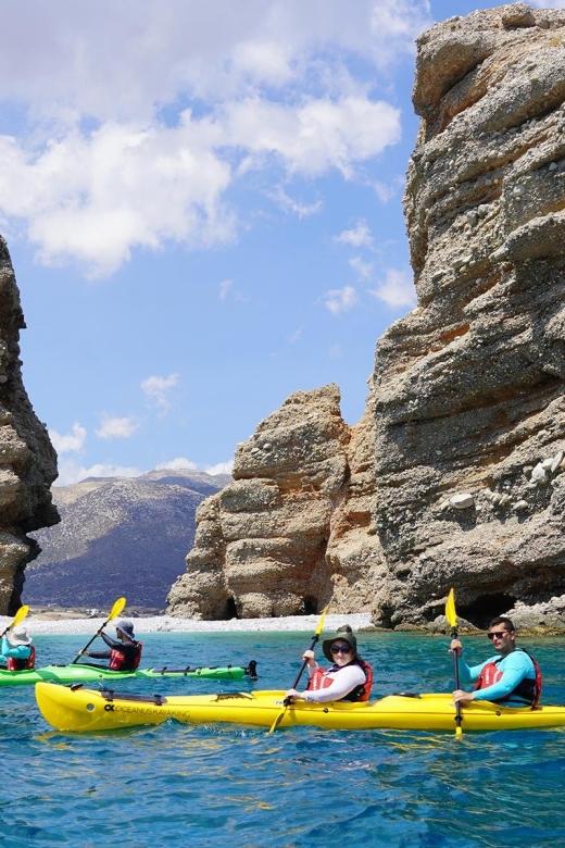 Naxos: Moutsouna Caves Sea Kayak Tour, Snorkeling & Picnic - Itinerary and Activities