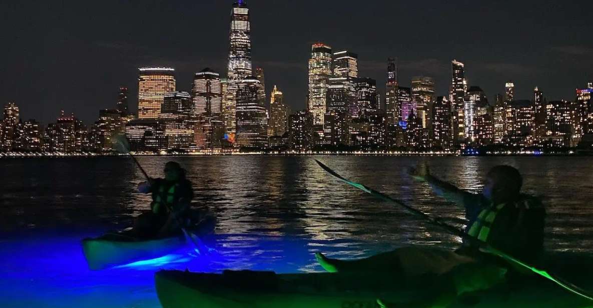 Nyc: Guided LED Lights Kayak Tour From Jersey City - Inclusions and Duration