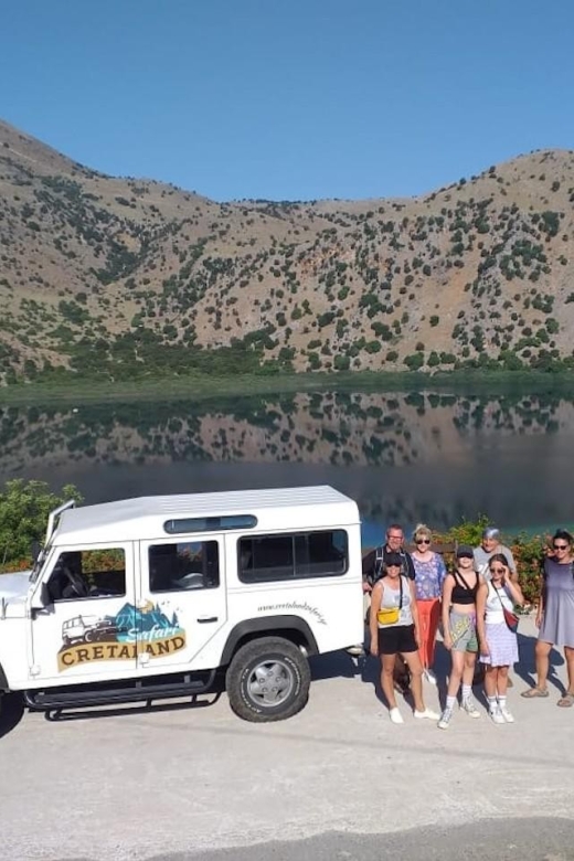 Off-Road: Waterfall, Lake Kournas, Gorges, Preveli Palms - Itinerary Highlights