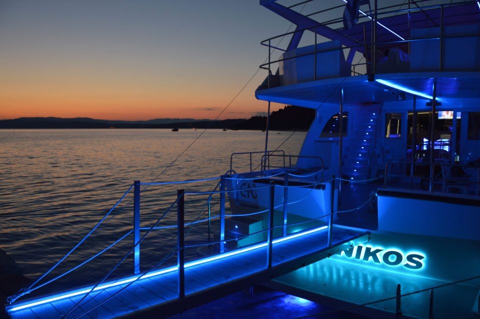 Ouranoupolis: Private Sunset Cruise on a Glassbottom Boat - Customizable Experience