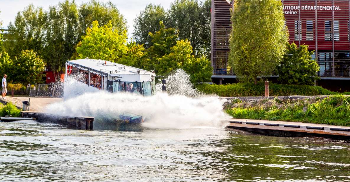 Paris: City and River Seine Tour on an Amphibious Bus - Amphibious Vehicle Experience