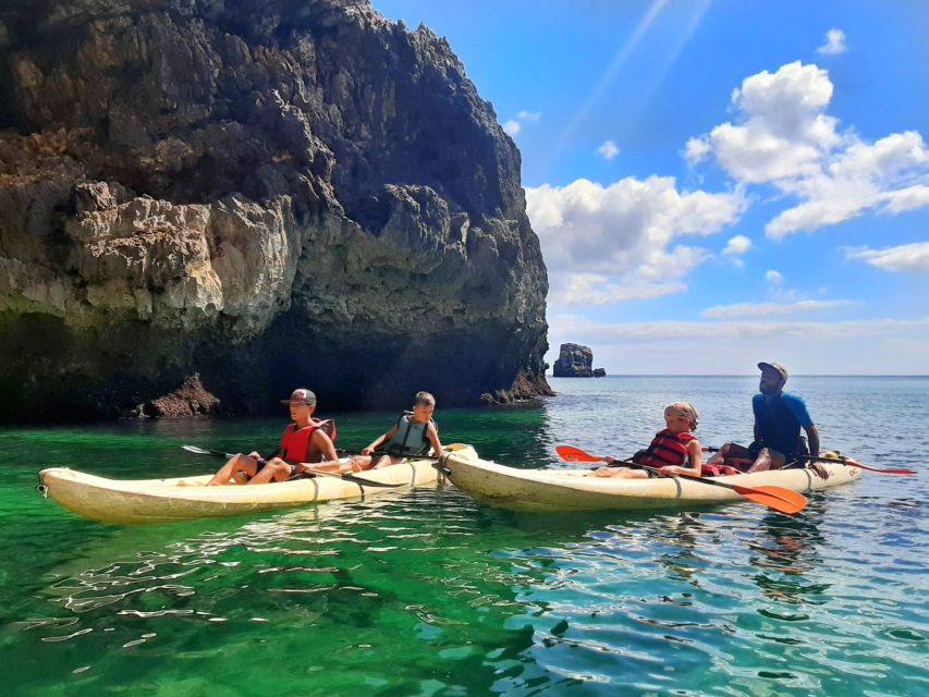 Raposeira: Guided Kayak Tour and Praia Da Ingrina Caves - Kayak Tour Duration and Pricing